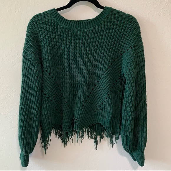 No Boundaries Sweaters - Preloved Forrest Green Sweater